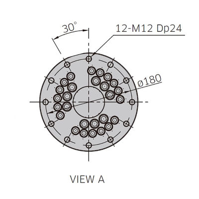 CP180L 4 주축 화물 160 킬로그램은 3255 밀리미터 고속도 팔레타이징 로봇에 도달합니다