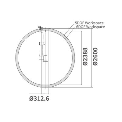 CNC 하역을 위한 12KG 화물 1300MM 로보틱 아암과 TM12 코봇의 지능 로봇