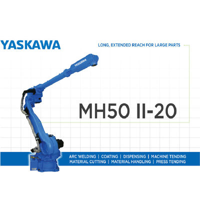 20KG 화물 3106MM과 6 이스스 로봇 팔 MH50II-20은 아크 용접과 코팅기기에 손을 뻗습니다