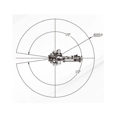 50KG 화물 2220MM과 4명의 이스스 로보틱 아암 조종자는 팔레타이징 로봇과 핸들링 로봇에 도달합니다