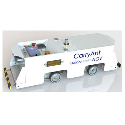 로봇 팔과 함께 사용되는 견인을 위한 낮은 고도 AGV로 Cizon AGV의 두 배 방법 낮은 고도 AGV-QRS2000