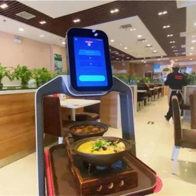 푸드 배달 AI 로봇을 위한 자동 항해와 서비스 로봇 중국