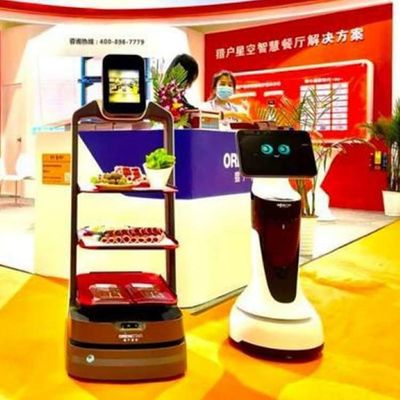 푸드 배달 AI 로봇을 위한 자동 항해와 서비스 로봇 중국