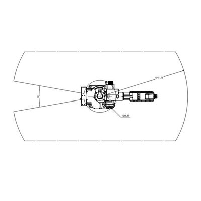 로봇 팔 6축 중국 TKB1600-12KG-1410mm를 범용 로봇으로 취급