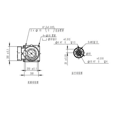 도장용 로봇으로서 페인트를 칠하기 위한 6 주축 로보틱 아암 그림 TKB4600-12KG-1435mm