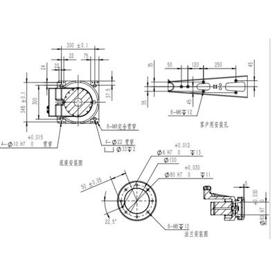 산업 로봇으로 6개의 축선 로봇식 팔 TKB460-30kg-1840mm 정밀도 탐지