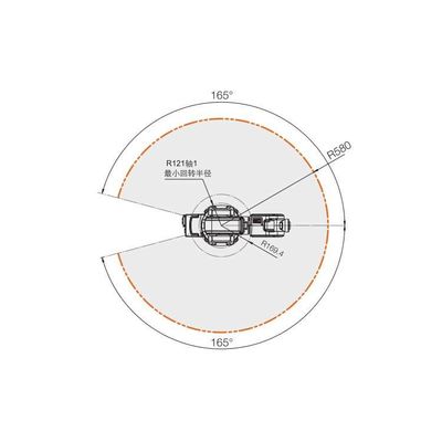 작은 산업용 로봇 IRB 120 6 축 산업용 로봇 팔 Cnc 조립 로봇