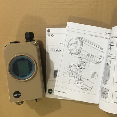 선형 작동기와 함께 사용된 밸브 포지셔너로서의 삼손 포지셔너의 전기공기조작위치지식기 3730-3