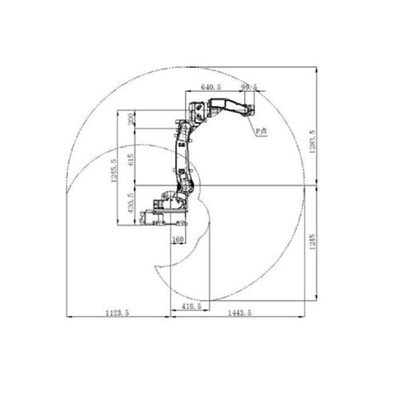 자동 용접 로봇 SF6-C1440 6 축 산업용 로봇 팔 자동화 용접 로봇