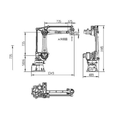 로봇 취급을 위한 Cobot 산업 로봇식 팔 SF25-K1760 25kg 탑재량