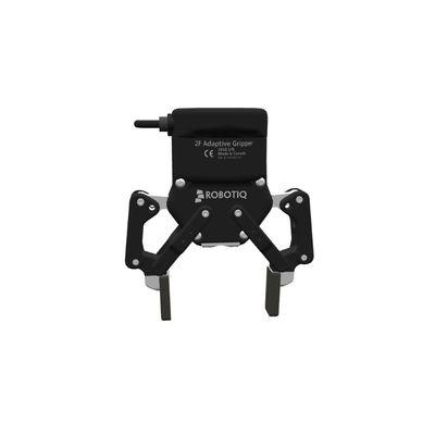 친숙한 Robotiq 2F-85 그리퍼 작업을 Cobot 로봇과 함께 로봇 그리퍼로 사용하여 픽 앤 플레이스 매니퓰레이터로 사용