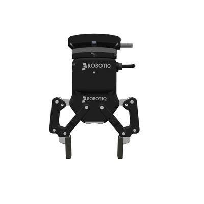 친숙한 Robotiq 2F-85 그리퍼 작업을 Cobot 로봇과 함께 로봇 그리퍼로 사용하여 픽 앤 플레이스 매니퓰레이터로 사용