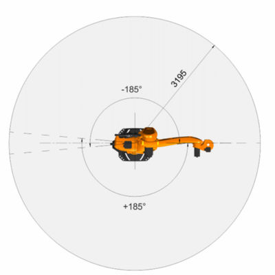 산업용 로봇 KR 360 R2830 6축 로봇 팔 탑재하중 360kg의 용접 로봇