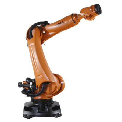 Kuka 팔레트 산업용 로봇 암 6 축 KR 240 R3330 그리퍼 스마트 로봇이 있는 240Kg 팔레타이저 로봇의 탑재량
