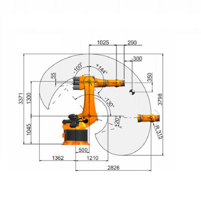 KUKA 산업용 로봇 6축 로봇 KR 360 R2830, 정격 탑재하중 360 Kg 용접기