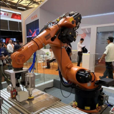Kuka 팔레타이징 로봇 Kr 10 R1420 10kg 정격 탑재량 6축 암 로봇 팔레트용 산업용 로봇 팔