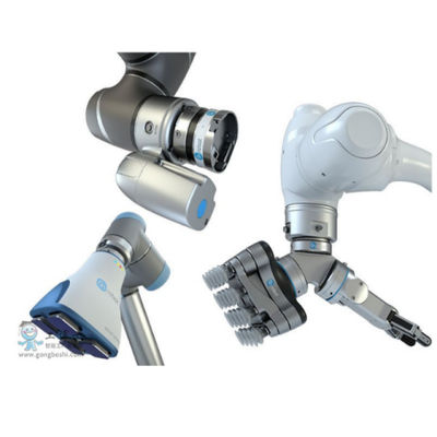 Onrobot RG2 Han's Elfin UR Aubo Cobot을 위한 2개의 치기를 가진 가동 가능한 2개의 손가락 압축 공기를 넣은 부품 로봇 그리퍼
