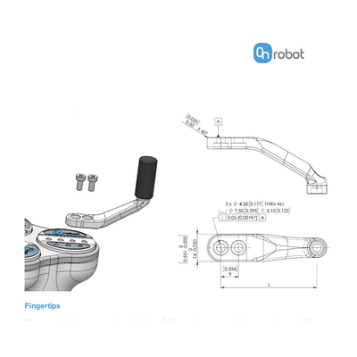 ABB KUKA 로봇을 위해 전기적인 온로봇 세 손가락 적응할 수 있는 그리퍼 3FG15