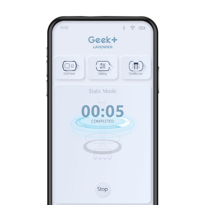 공중 보건 가디언 Geek+ AGV 로봇 자외선 현명한 UV 소독 로봇