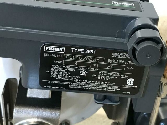 1250년 1250R 3024S에 장착하는 피셔 3660 3661 밸브 위치조절기와 GX 작동기